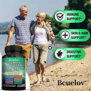 Black Cumin Seed Oil Vitamin C Mineral Supplement, Ashwagandha